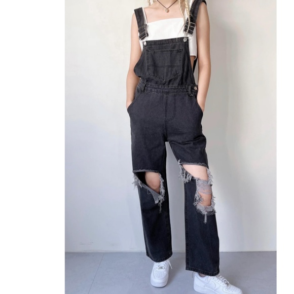 Storets - Nora Cut Out Overalls - Picture 1 of 6